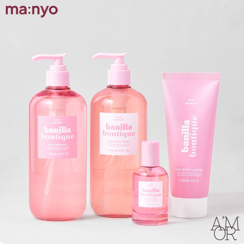 [Manyo Factory] Banilla Boutique Hug Perfume Line (Sampoo/Body Wash ...