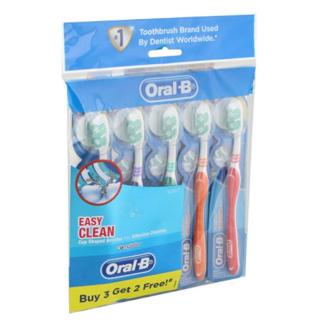 Oral B Complete Easy Clean Soft / Medium Toothbrush Buy 3 Get 2 Oral B Complete Easy Clean Soft / Medium Toothbrush Buy 3 Get 2