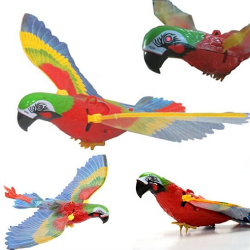 flying parrot toy