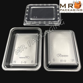 Benxon 5 4 3 2 1 Compartment Lunch Box With Lid 50set Bt 1 Pp Plastic Food Bento Box Black Red Bt1 Bt Shopee Malaysia