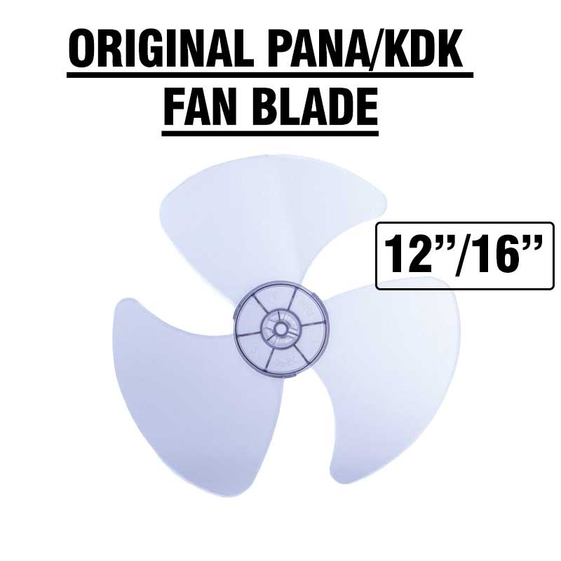 Panasonic KDK Fan Blade 12" 16" Inch Replacement Bilah Kipas Table /Wall/Stand Fan Knob Guard Parts Accessories