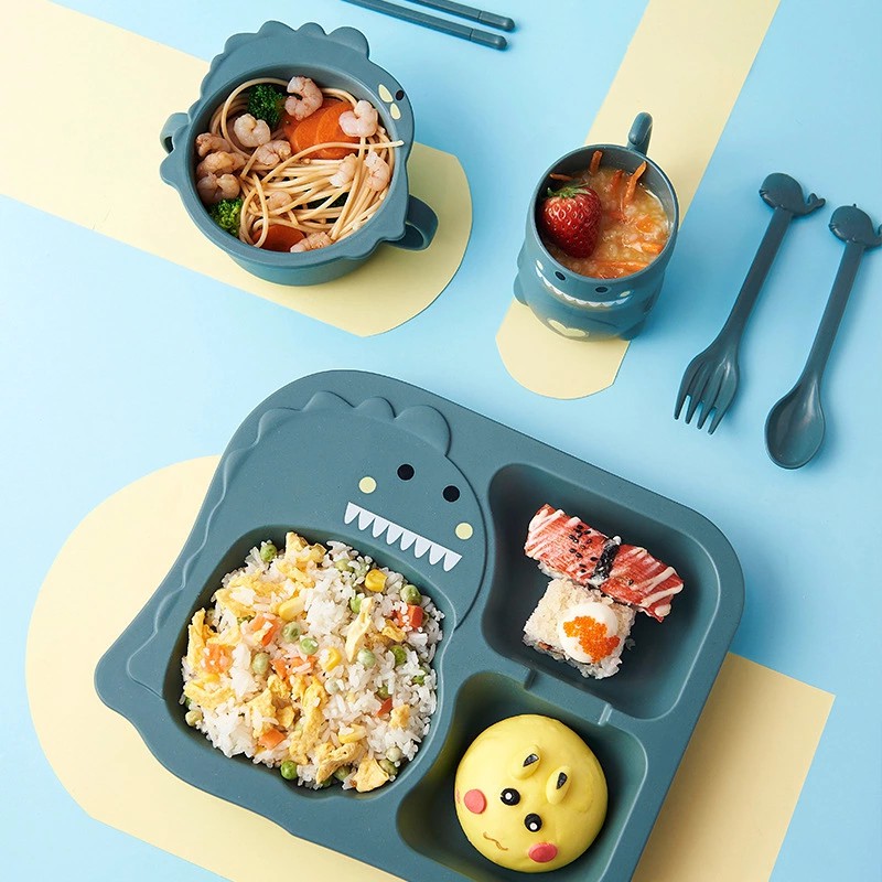 baby plate and cutlery set