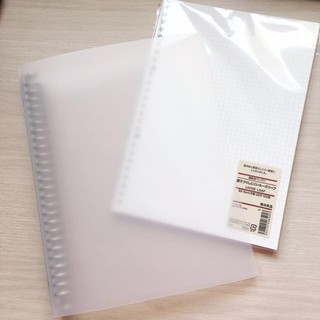 muji stationery muji loose leaf paper grid lined a4b5a5 textpad