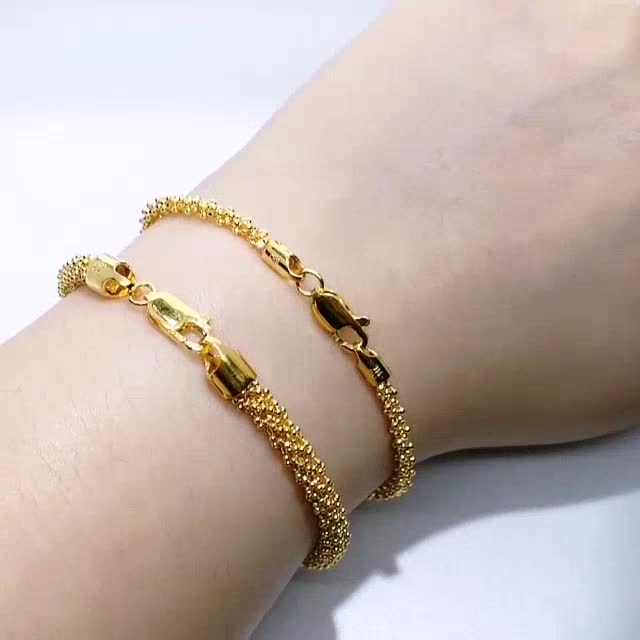 Rantai Tangan Jagung Emas 916 Tulen Shopee Malaysia