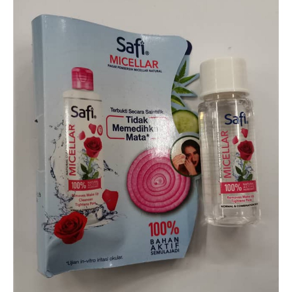Safi Micellar Cleansing Water - Rose Trial Pack (15ml)