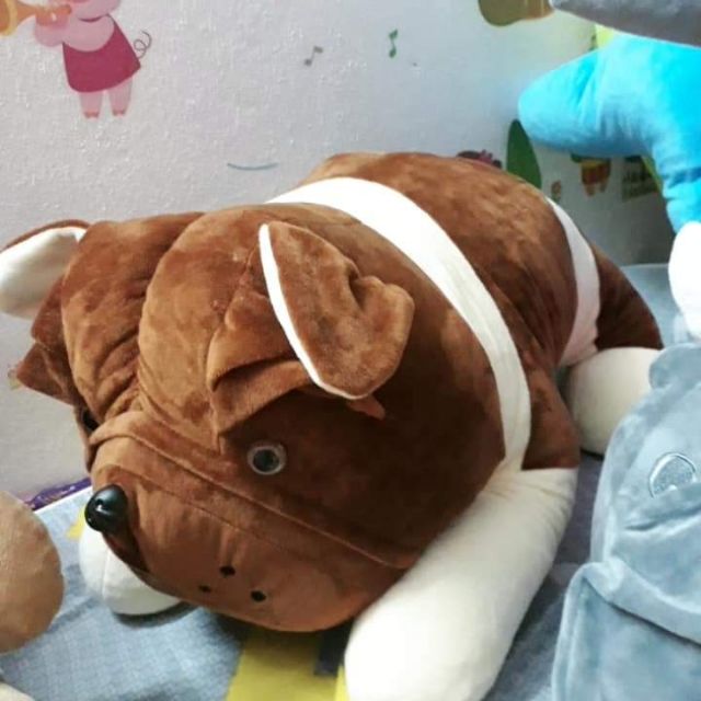 Largest bulldog stuffed animal