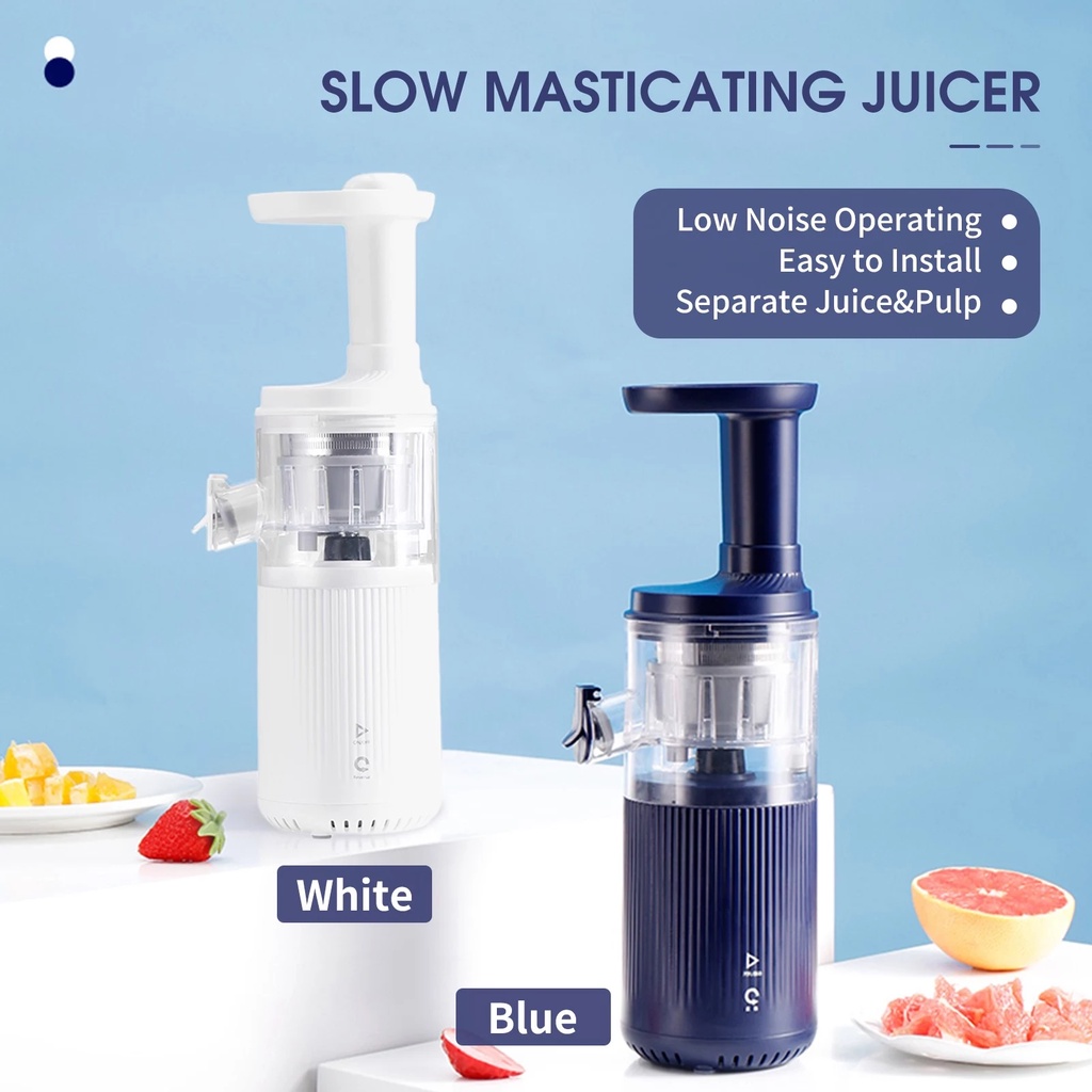 Ready Stock Portable Slow Masticating Juicer Cold Press Compact Juicing Machine Fruit and Vegetable Juicer