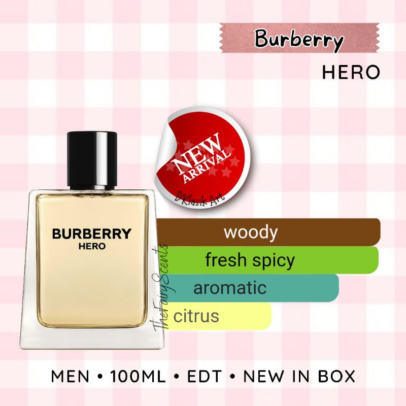 BURBERRY HERO EAU DE TOILETTE 100ML | Shopee Malaysia