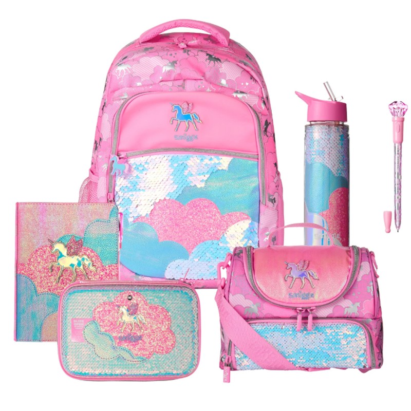 Smiggle Sequins unicorn bag Backpack school bag Children's backpack