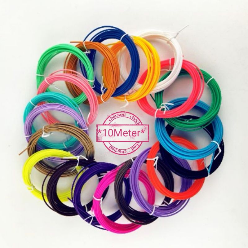 ‼️10Meter‼️PLA** 3D Pen Filament Refills ** 1.75mm Ready Stock New