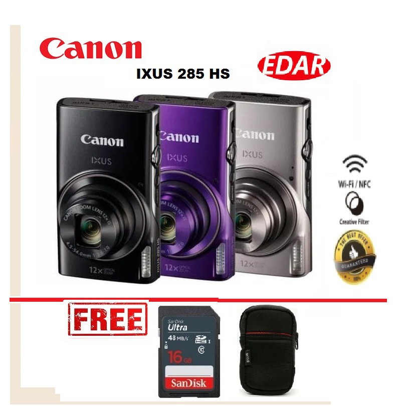 brand Of Startpunt CANON IXUS 285 HS Digital Compact Camera | Shopee Malaysia