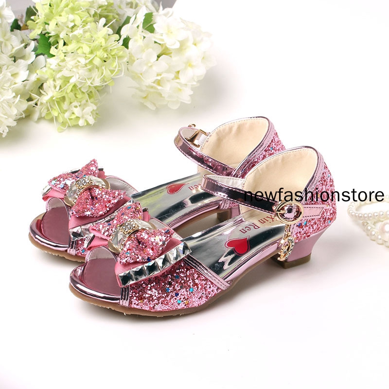 little girl heel sandals