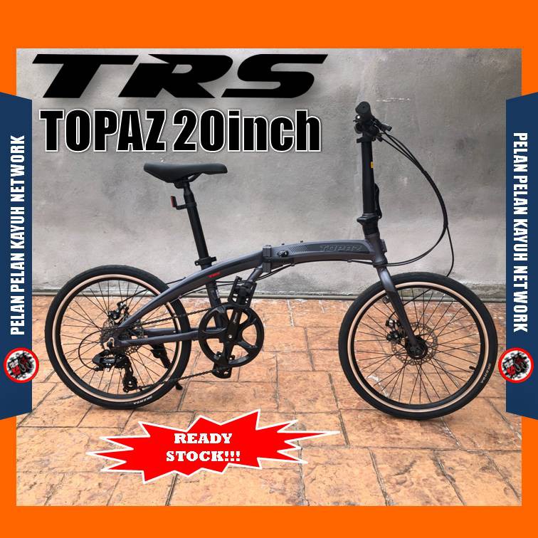 Folding Bike TRS Topaz 20 inch 8 Speed Aluminum Frame Basikal Lipat