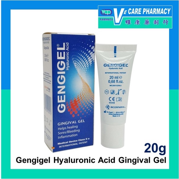Gengigel Hyaluronic Acid Gingival Gel 20g (Exp 05/2024) Shopee Malaysia