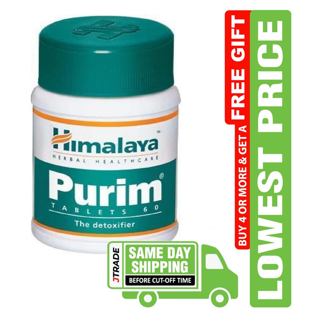 Himalaya Purim 60 Tablets - Detox [ORIGINAL] | Shopee Malaysia