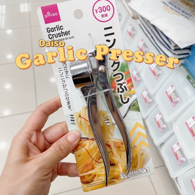 Daiso Garlic Press Garlic Pressure Shopee Malaysia