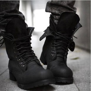 stylish military boots