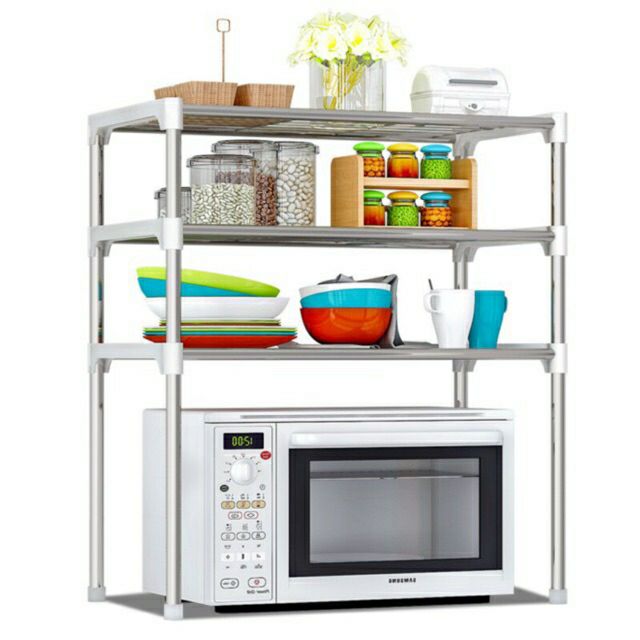 Rak barang dapur 3 Layer Rack Combination Shelf Storage 