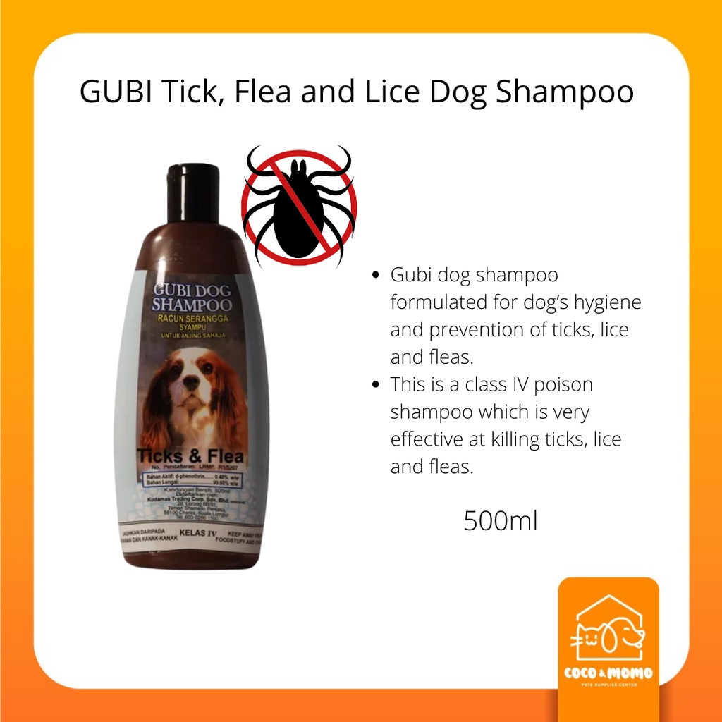 does dog shampoo kill lice