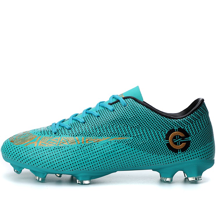 light blue football cleats