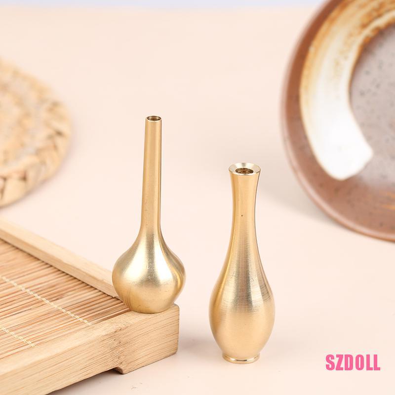 [SZDOLL6] 1 Pcs Mini Pure Copper Vase Gold Decorative Living Room Antique Vase Unique Vase DOM