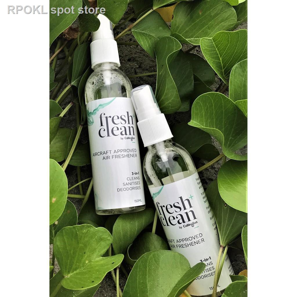 🌿Fresh+Clean by Callington 3in1 Aircraft Approved SPRAY Air Freshener