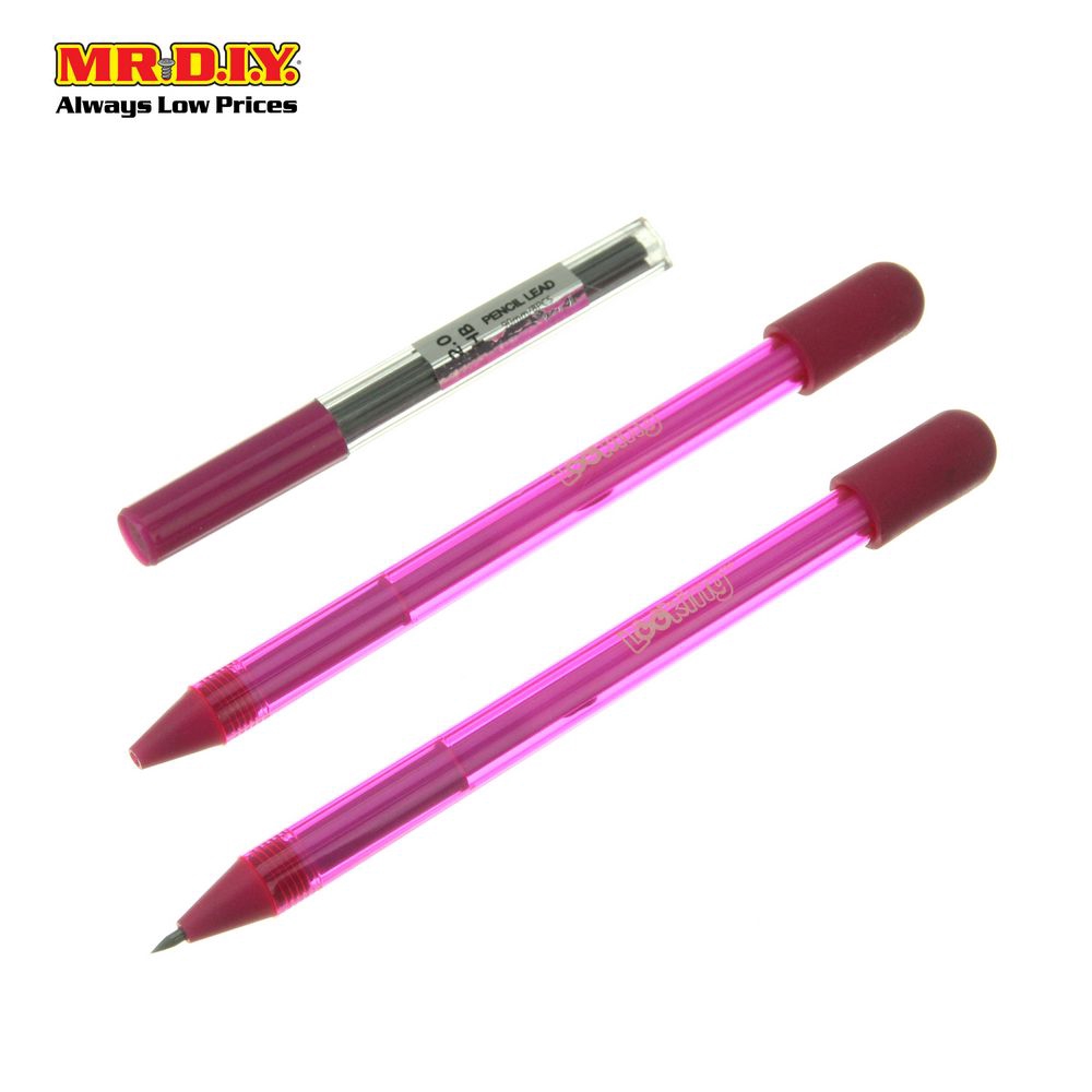 LOOKING Mechanical Pencil 2.0mm-Red (2pcs) | Shopee Malaysia
