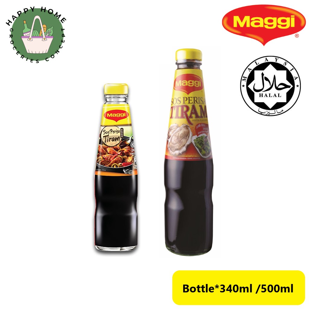 Maggi Oyster Sauce / Sos Tiram For Cooking (Bottle*340ml / 500ml