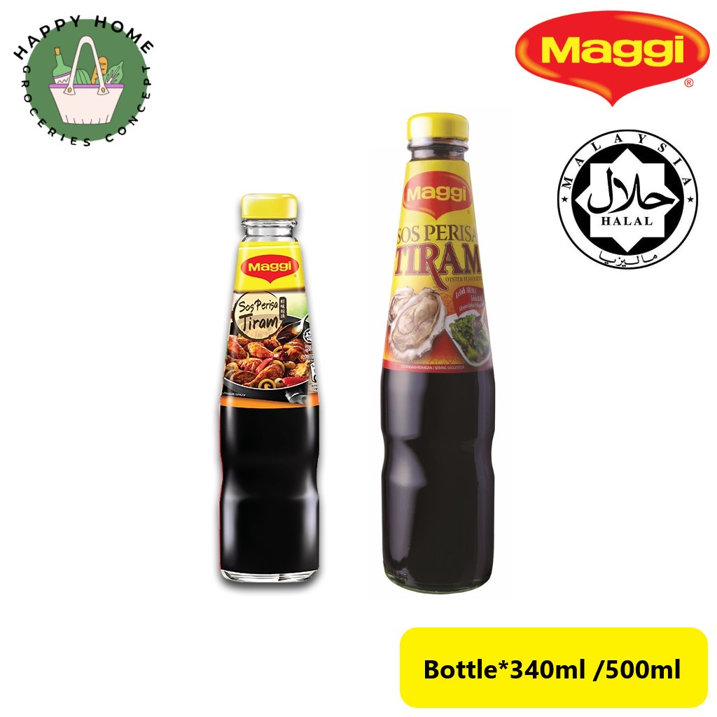 Maggi Oyster Sauce Sos Tiram For Cooking Bottle340ml 500ml