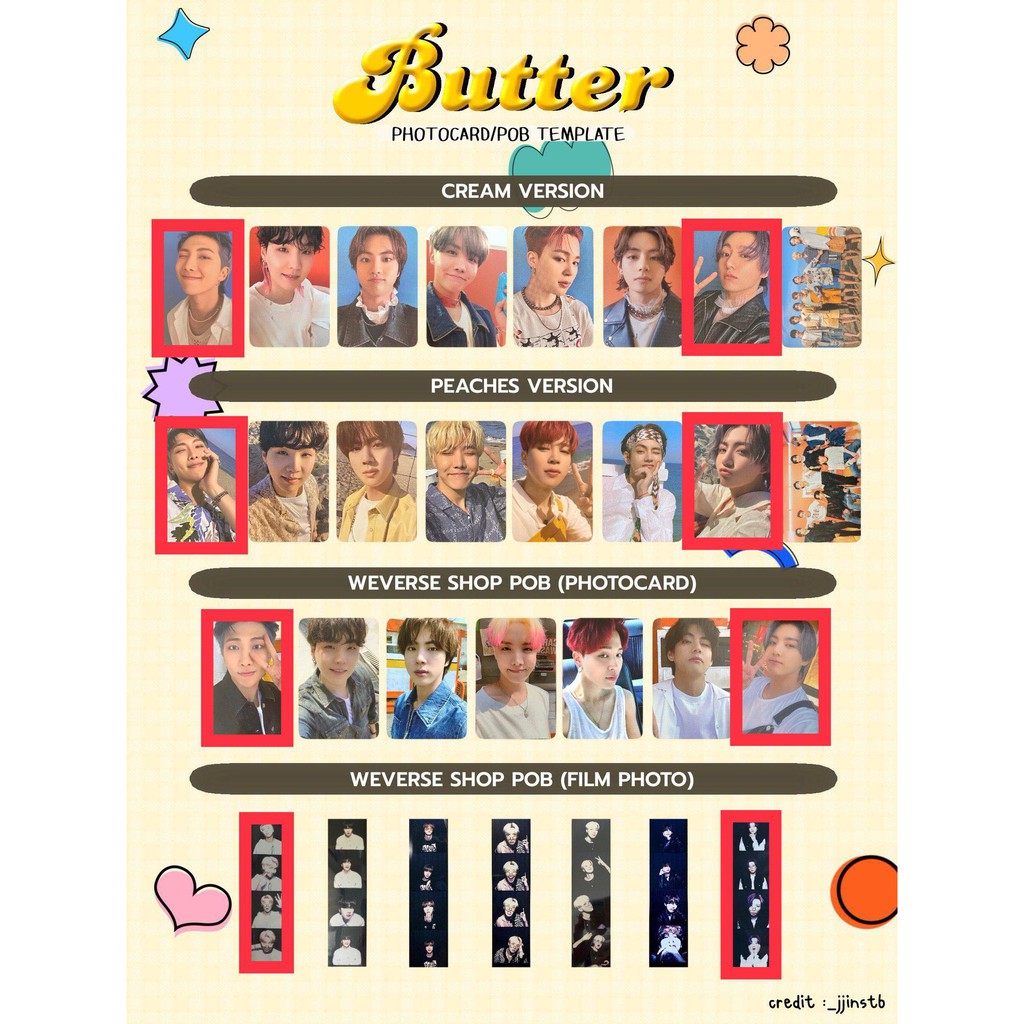 Buy Bts Butter Weverse Pob Photocard Photostrip Poster Official Album Seetracker Malaysia