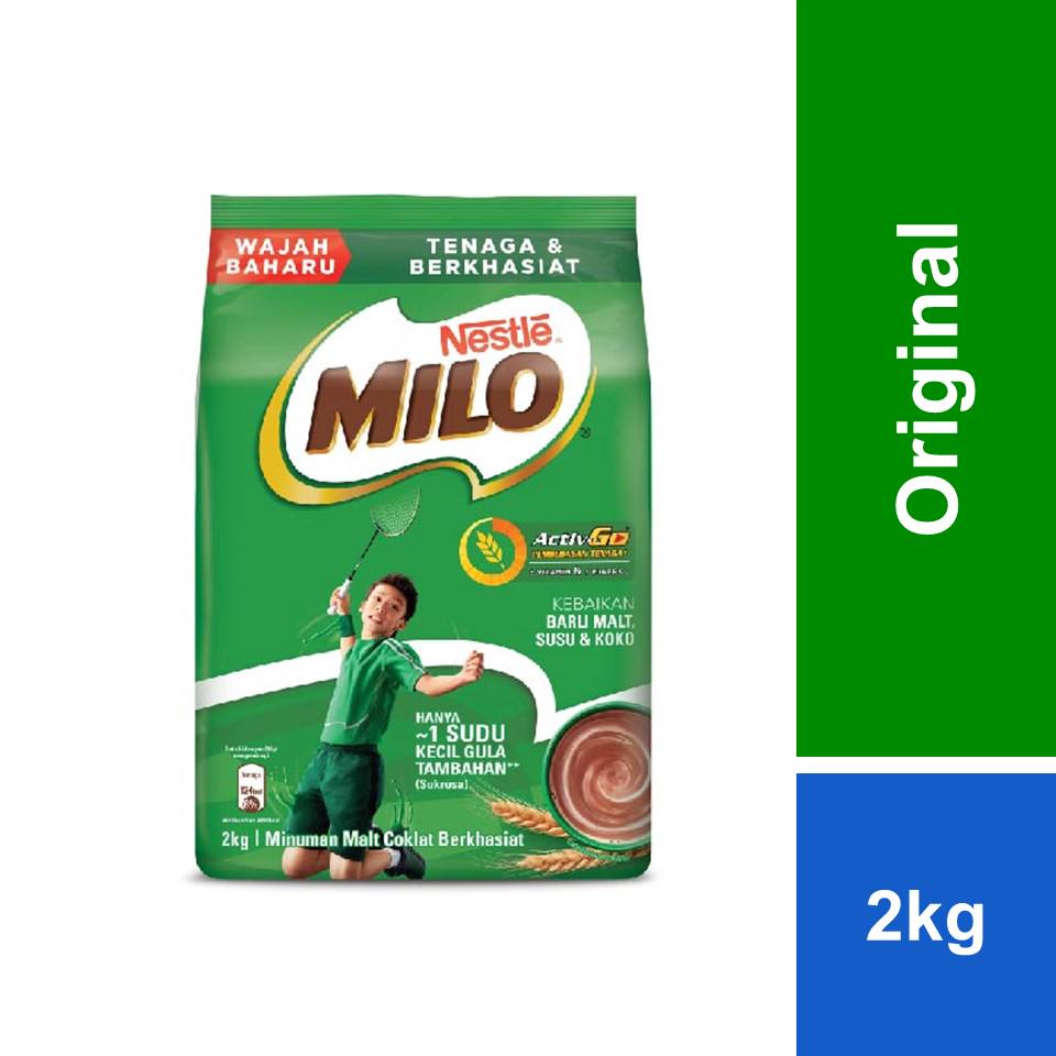 Nestle Milo Activ-Go Chocolate Malt Powder Softpack (2kg)