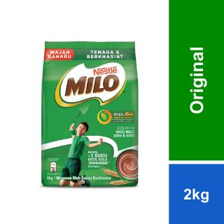 Image of Nestle Milo Activ-Go Chocolate Malt Powder Softpack (2kg)