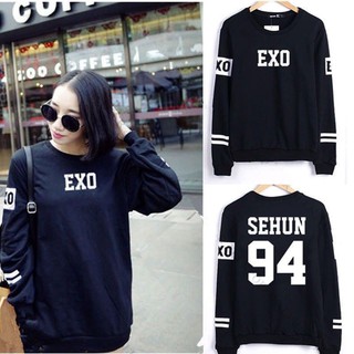 Kpop Exo Chanyeol Sweater Women Sehun Hoodie Xiumin Pullover Sweatershirt Shopee Malaysia - exo sweater chanyeolw roblox