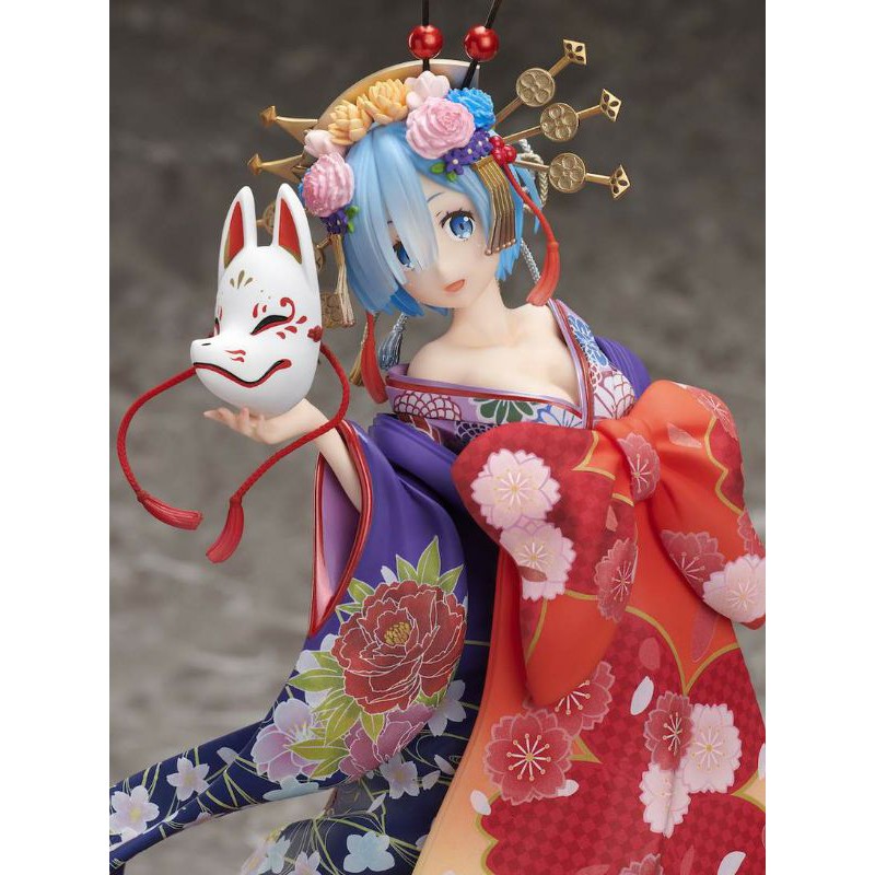 Furyu Rem Oiran Do Uchu Figure 国产从零开始的异世界生活花魁道中蕾姆手办雷姆和服摆件模型周边 Shopee Malaysia