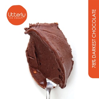 78% Darkest Chocolate Ice Cream (400ml Tub) (Extra Dark, Extra Bitter)