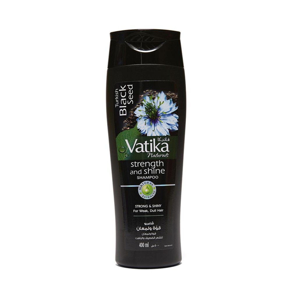 Vatika Naturals Black Seed Shampoo Strong And Shine 200 400ml