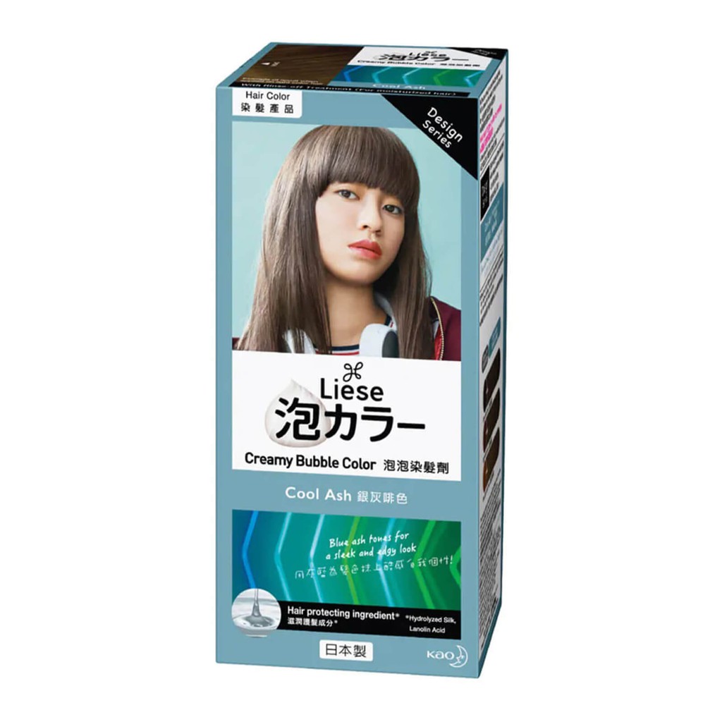 Liese Creamy Bubble Hair Color Soft Greige Milk Tea Brown Dark Navy Cool Ash Cassis Berry Rose Tea Mintas Shopee Malaysia