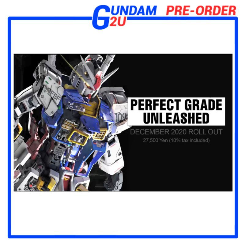 Bandai Pg 1 60 Unleashed Rx 78 2 Gundam Rx 78 2 Ver 2 0 Shopee Malaysia