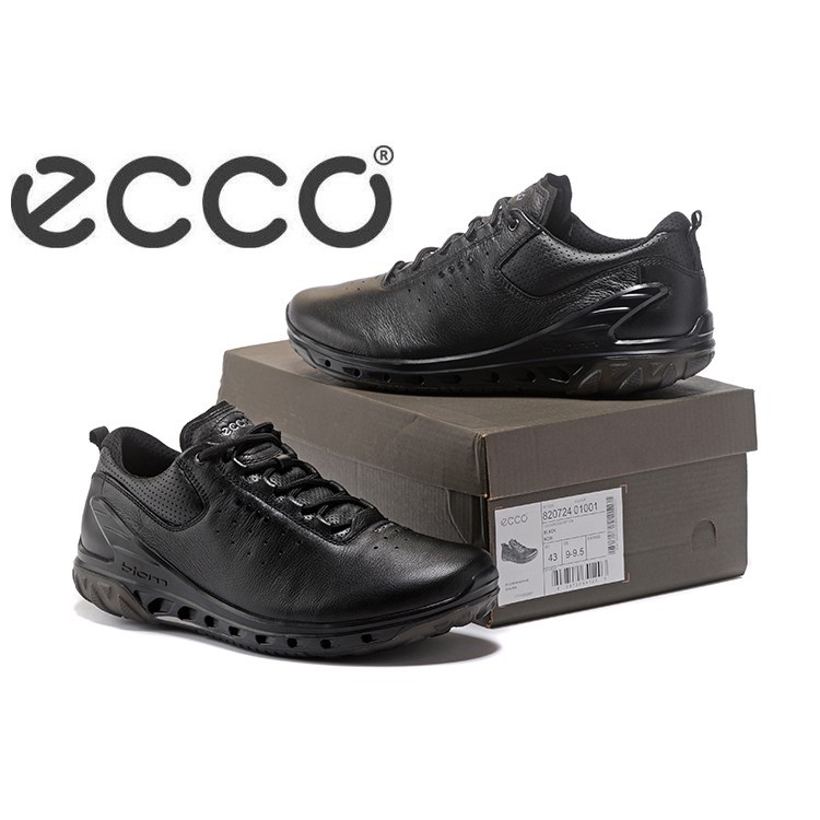 ecco mens black shoes