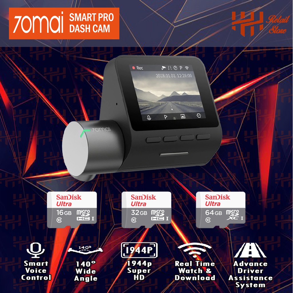 70mai smart dash cam pro