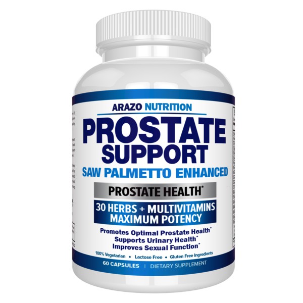 ⁑ᴘʀᴇ-ᴏʀᴅᴇʀ⁑ Arazo Nutrition Prostate Support, 60 Capsules