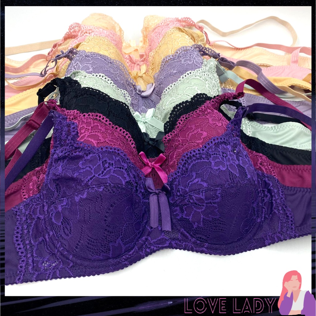 Women Bra Wired Steel Ring 34-42 BCD Cup Baju Dalam Wanita Berwayar 内衣 / 內衣有鋼圈
