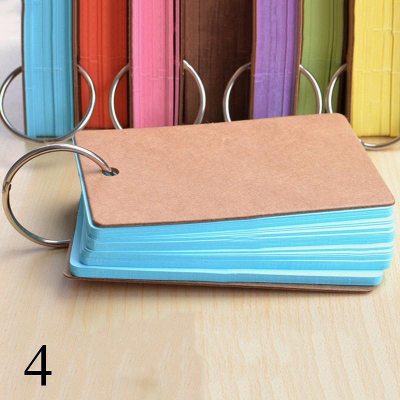 50 Sheets Memo Pad Binder Ring Easy Flip Flash Cards Study Cards Shopee Malaysia