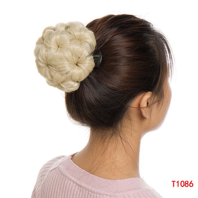 Women Chignon Hair Bun Donut Clip In Hairpiece Extensions Shopee