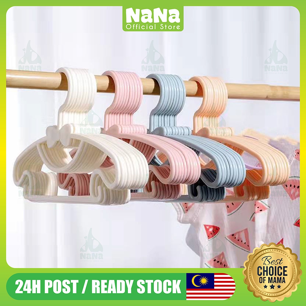 WholesaleNANA Baby Clothes Hanger Laundry Hanging Rack Kids Children Clothes Drying Rack Hang Rak Baju Bayi Budak宝宝挂衣架