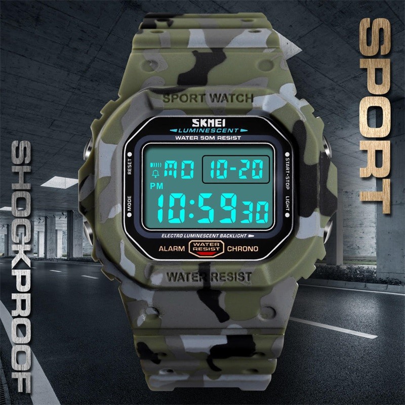 skmei camo watch