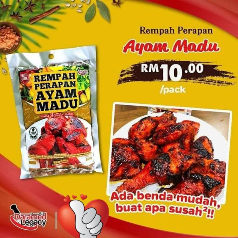 Rempah Perapan Ayam Madu Shopee Malaysia