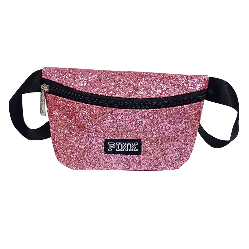 pink waist pouch