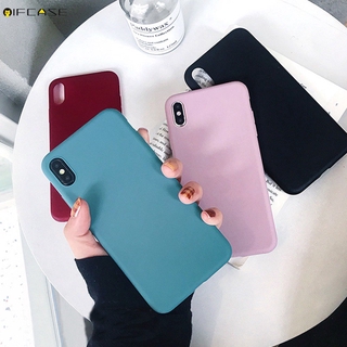 Huawei Y9 Y5 2019 2018 Phone Case Candy Color Colorful Plain Matte Fresh Simple Cute Solid Color Soft Silicone TPU Case Cover