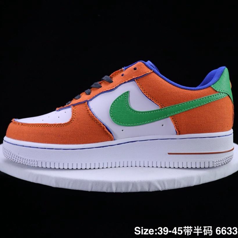 nike air force with coloured tick